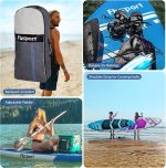 Premium Stand Up Paddle Board, Yoga Board with Durable SUP Accessories & Carry Bag | Wide Stance, Surf Control, Non-Slip Deck, Leash, Paddle and Pump for Youth & Adult - Image 46