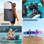 Premium Stand Up Paddle Board, Yoga Board with Durable SUP Accessories & Carry Bag | Wide Stance, Surf Control, Non-Slip Deck, Leash, Paddle and Pump for Youth & Adult - Image 35